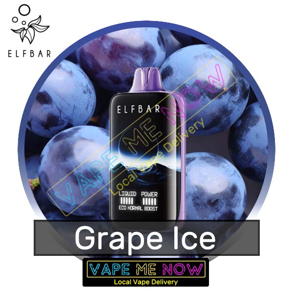 Elf Bar 70K - Grape Ice | 30 Minute Vancouver Vape Delivery Vape Me Now Elf Bar 70K - Grape Ice | 30 Minute Vancouver Vape Delivery Vape Me Now