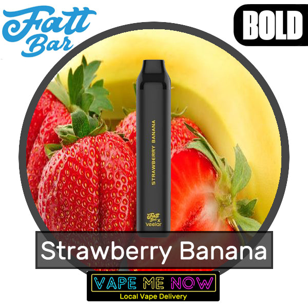Fatt Bar Disposable Strawberry Banana flavor