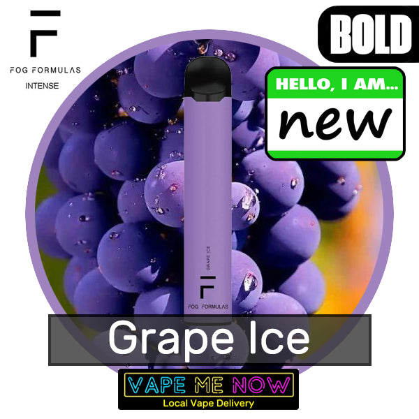Fog Formula Disposable Grape Ice flavor