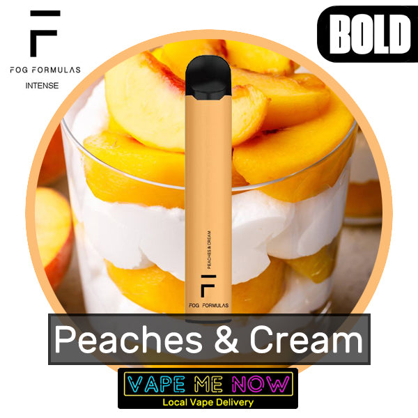 Fog Formula Disposable Peaches & Cream flavor