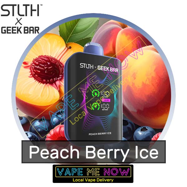 STLTH X Geek Bar - Peach Berry Ice