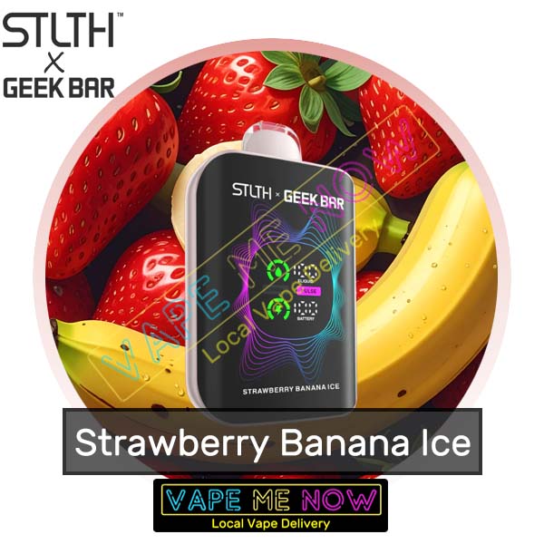 STLTH X Geek Bar - Strawberry Banana Ice