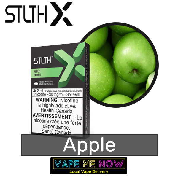 STLTH X Pods Apple flavor