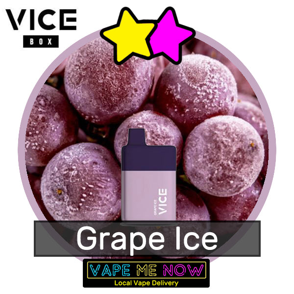 Vice Box Disposable Grape Ice flavor