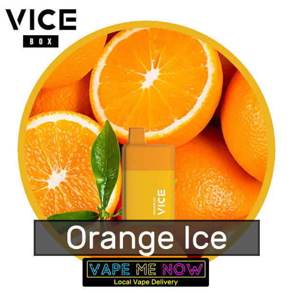 Vice Box Disposable Orange Ice flavor