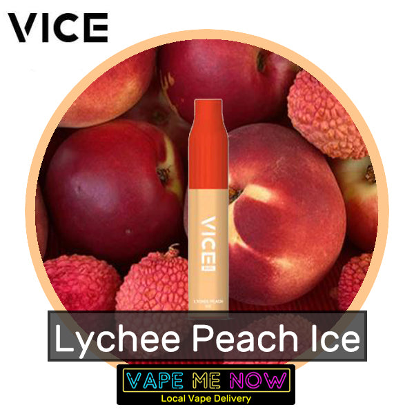 Vice Mini Disposable Lychee Peach Ice flavor