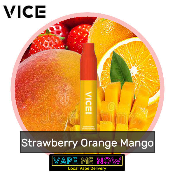 Vice Mini Disposable Strawberry Orange Mango flavor