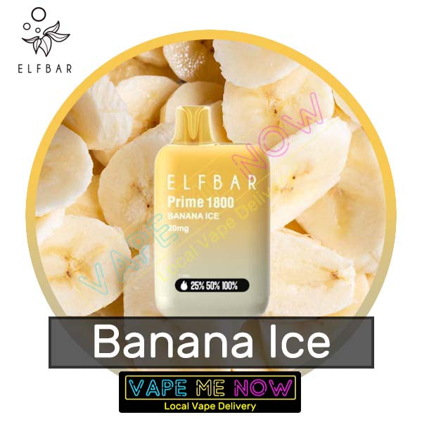 Elf Bar Prime 1800 - Banana Ice