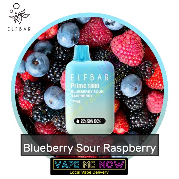 Elf Bar Prime 1800 - Blueberry Sour Raspberry