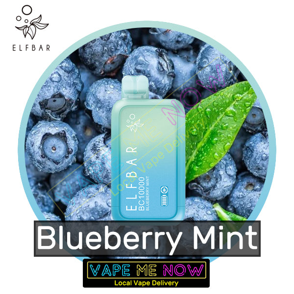 Elf Bar 10K - Blueberry Mint | 30 Minute Vancouver Vape Delivery Vape Me Now Elf Bar 10K - Blueberry Mint | 30 Minute Vancouver Vape Delivery Vape Me Now