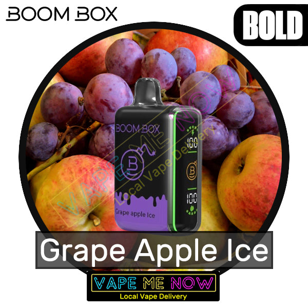 Boom Box - Grape Apple Ice | 30 Minute Vancouver Vape Delivery Vape Me Now Boom Box - Grape Apple Ice | 30 Minute Vancouver Vape Delivery Vape Me Now