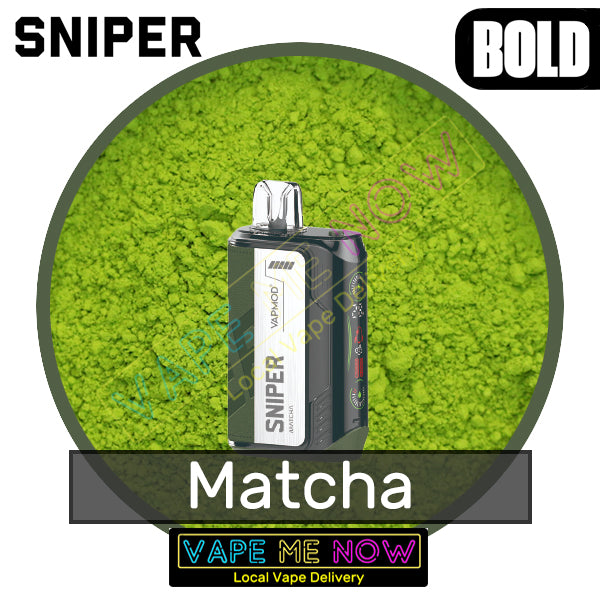Sniper - Matcha | 30 Minute Vancouver Vape Delivery Vape Me Now Sniper - Matcha | 30 Minute Vancouver Vape Delivery Vape Me Now