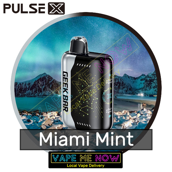 Geek Bar Near Me Now Geek Bar Pulse X - Miami Mint Geek Bar Near Me Now Geek Bar Pulse X - Miami Mint