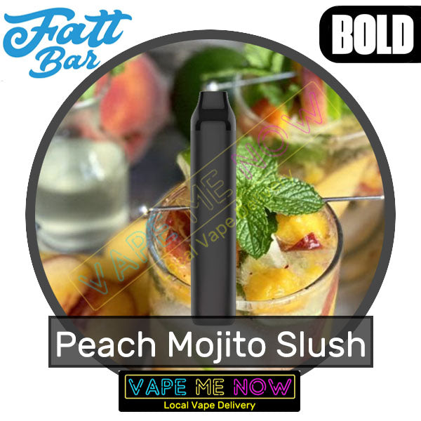 Fatt Bar - Peach Mojito Slush