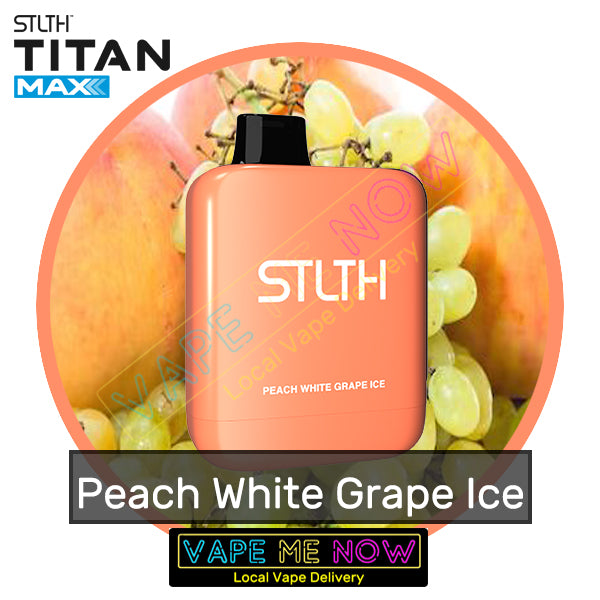 STLTH Titan Max - Peach White Grape Ice