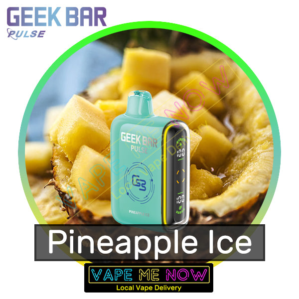 Geek Bar Pulse - Pineapple Ice | 30 Minute Vancouver Vape Delivery Vape Me Now Geek Bar Pulse - Pineapple Ice | 30 Minute Vancouver Vape Delivery Vape Me Now