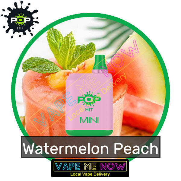 Pop Hit Mini - Watermelon Peach | 30 Minute Vancouver Vape Delivery Vape Me Now Pop Hit Mini - Watermelon Peach | 30 Minute Vancouver Vape Delivery Vape Me Now