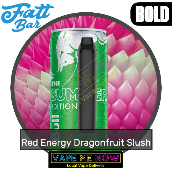 Fatt Bar - Red Energy Dragonfruit Slush
