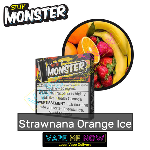 STLTH MONSTER - Strawnana Orange Ice