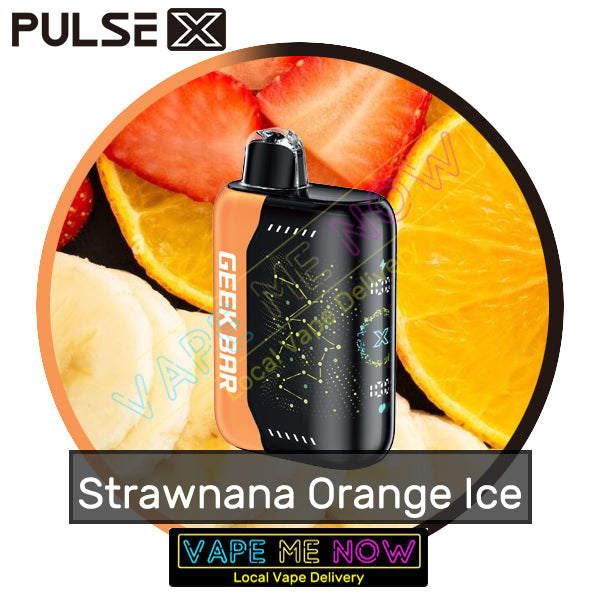 Geek Bar Pulse X - Strawnana Orange Ice