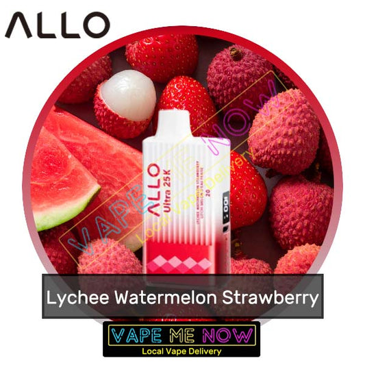 Allo 25K - Lychee Watermelon Strawberry