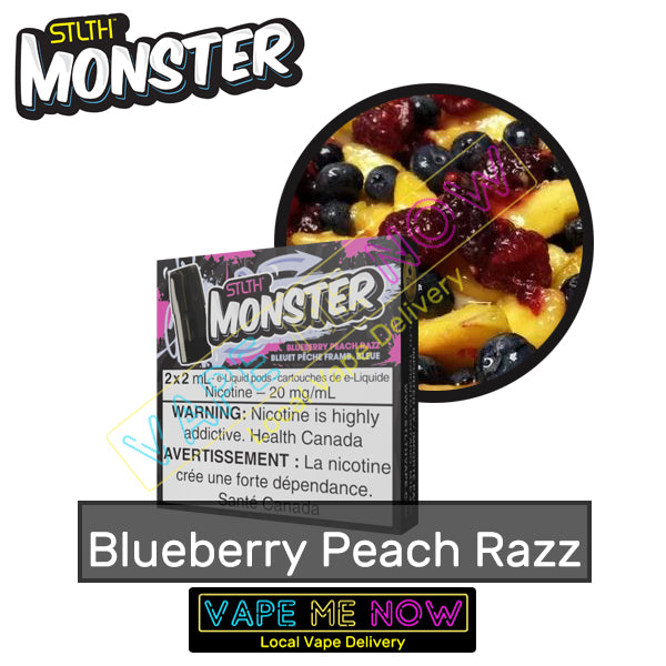 STLTH MONSTER - Blueberry Peach Razz