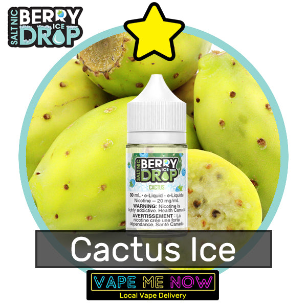 Berry Drop Ice Salt Cactus flavor bottle of juice