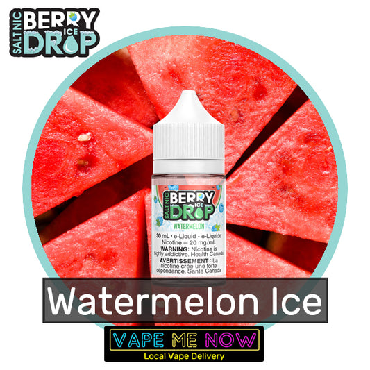 Berry Drop Ice Salt Watermelon flavor bottle of juice