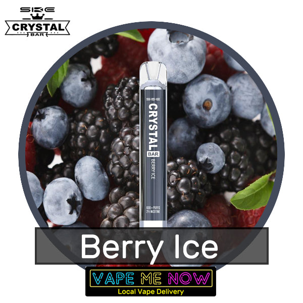 Crystal Bar Disposable Berry Ice flavor 