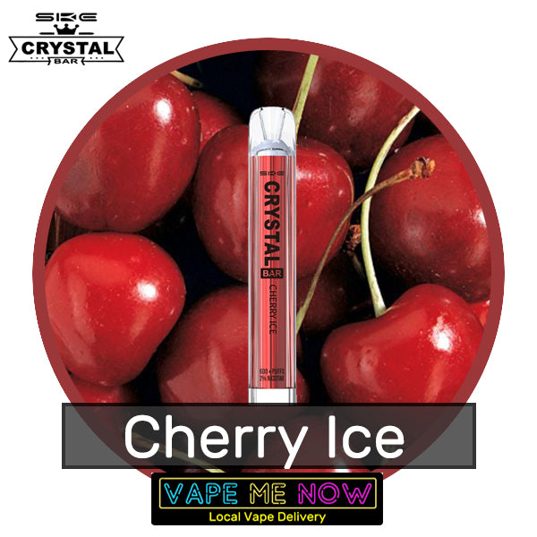 Crystal Bar Disposable Cherry Ice flavor 