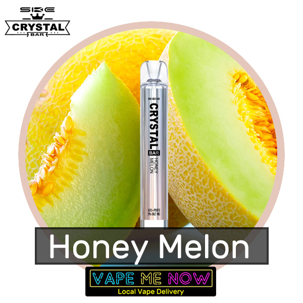 Crystal Bar Disposable Honey Melon flavor 