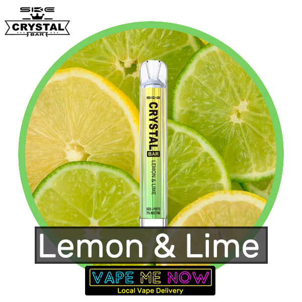 Crystal Bar Disposable Lemon & Lime flavor 