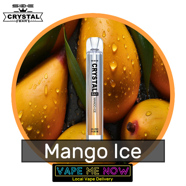 Crystal Bar Disposable Mango Ice flavor 