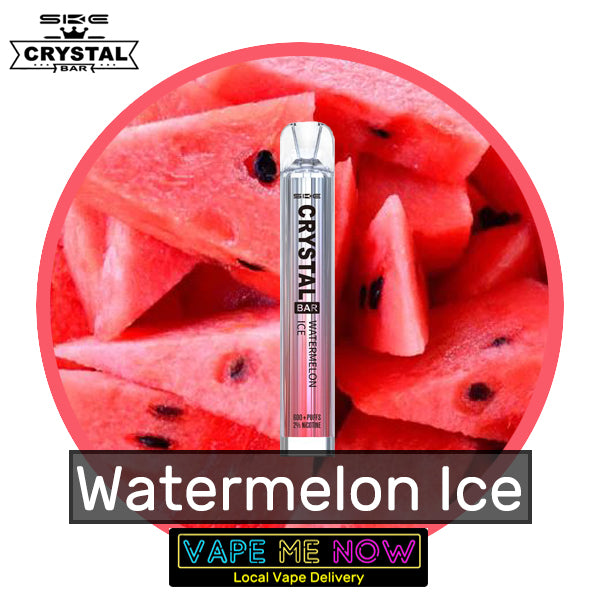 Crystal Bar Disposable Watermelon Ice flavor 