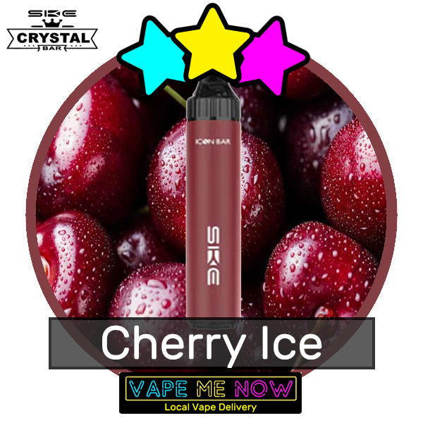 Crystal Icon Bar Disposable Cherry Ice flavor 