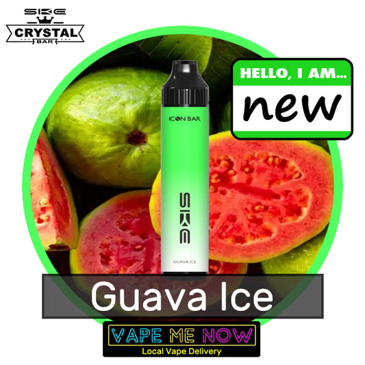 Crystal Icon Bar Disposable Guava Ice flavor 