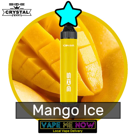 Crystal Icon Bar Disposable Mango Ice flavor 