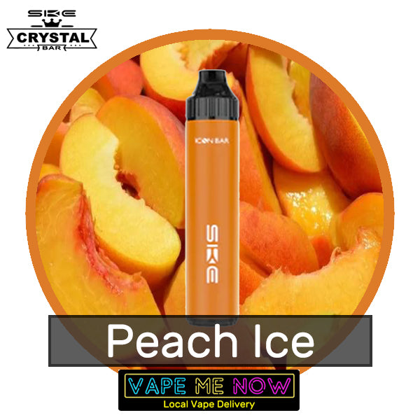 Crystal Icon Bar Disposable Peach Ice flavor 