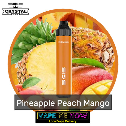 Crystal Icon Bar Disposable Pineapple Peach Mango flavor 