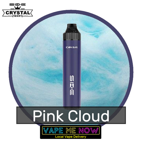 Crystal Icon Bar Disposable Pink Cloud flavor 