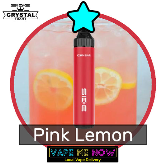 Crystal Icon Bar Disposable Pink Lemon flavor 