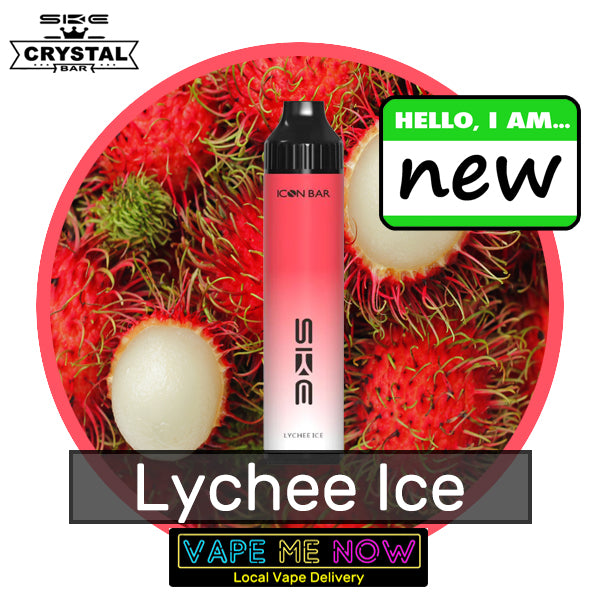 Crystal Icon Bar Disposable Lychee Ice flavor 