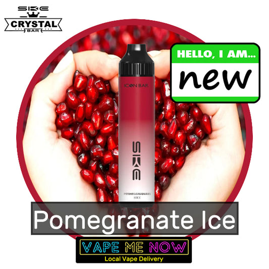 Crystal Icon Bar Disposable Pomegranate Ice flavor 