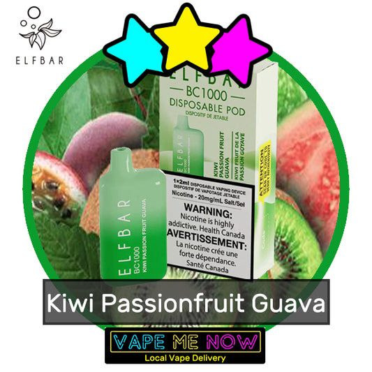 Elf Bar Disposable Kiwi Passionfruit Guava flavor 