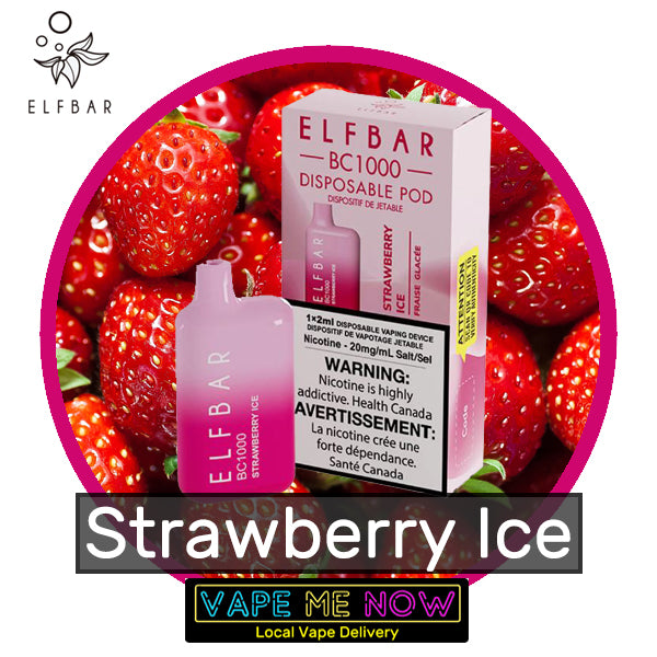 Elf Bar Disposable Strawberry Ice flavor 