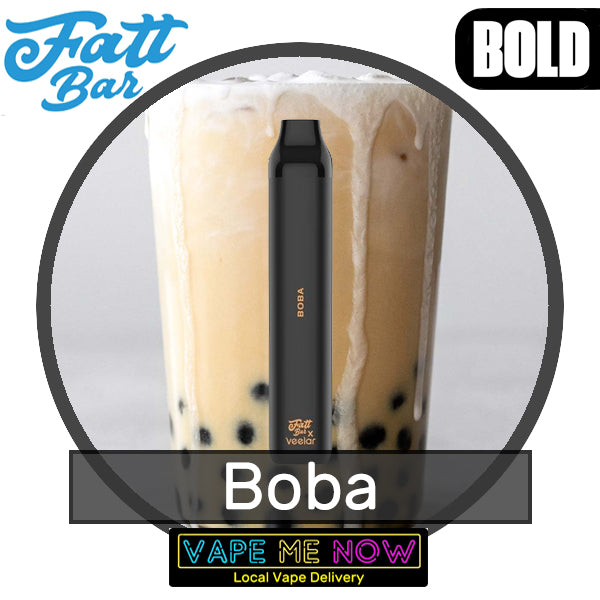 Fatt Bar Disposable Boba flavor 