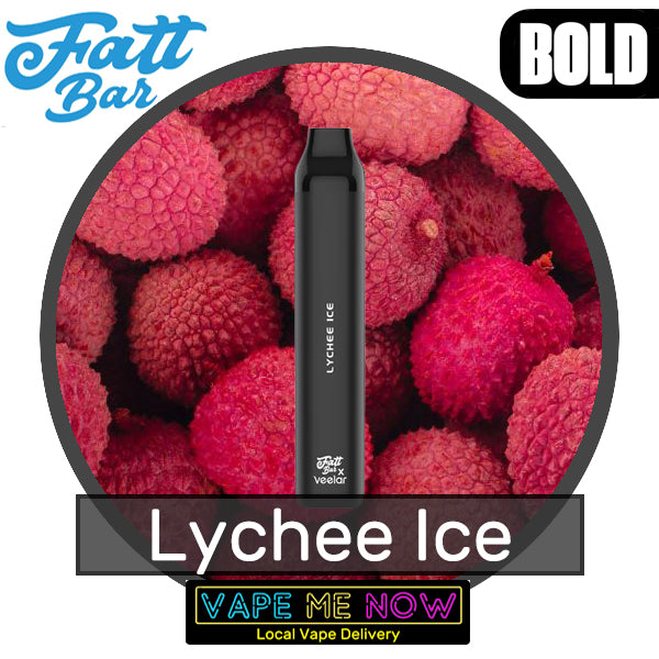 Fatt Bar Disposable Lychee Ice flavor 