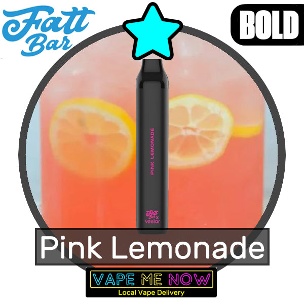 Fatt Bar Disposable Pink Lemonade flavor 