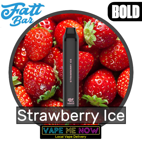 Fatt Bar Disposable Strawberry Ice flavor 