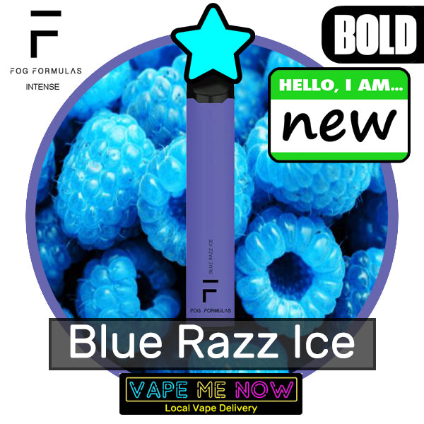 Fog Formula Disposable Blue Razz Ice flavor 